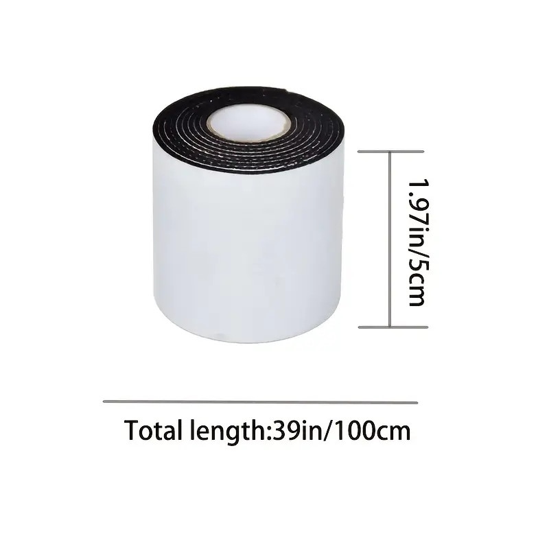 Self-Adhesive EVA Shoe Sole Repair Patch Black Rubber Anti-Slip Protector Pads