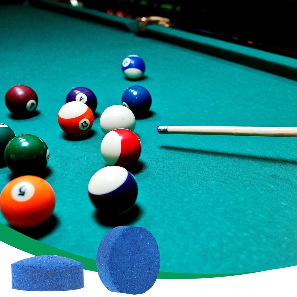 20 Pcs 13mm Billiard Pool Cue Tips Pool Stick Replacement Tips for Snooker