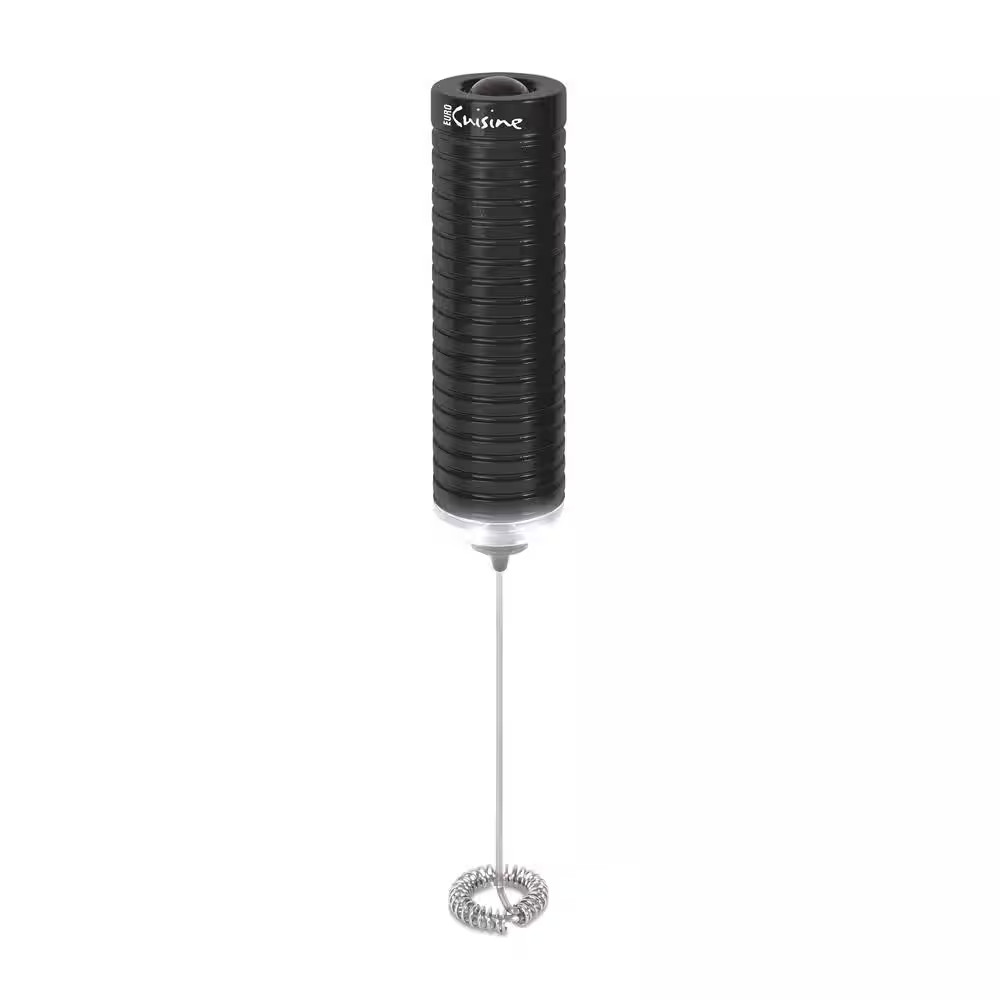 Milk Frother Black with LED Light