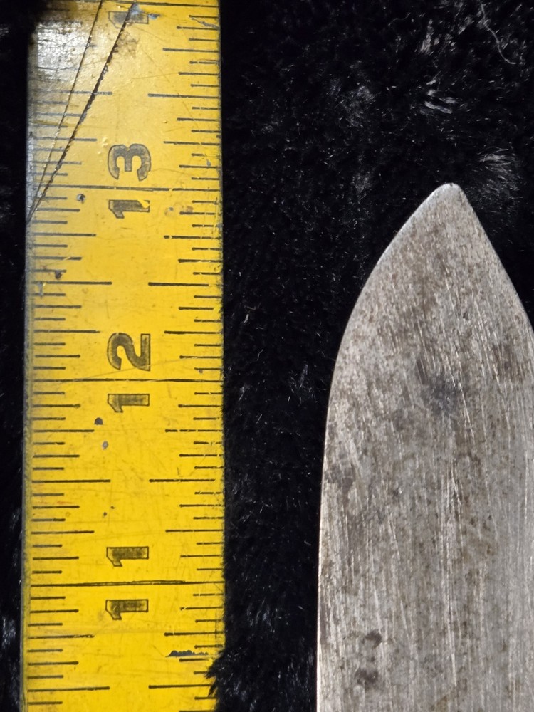 Antique William Harmar & Co Sheffield Kitchen Bread Knife 1800s Polished Wood