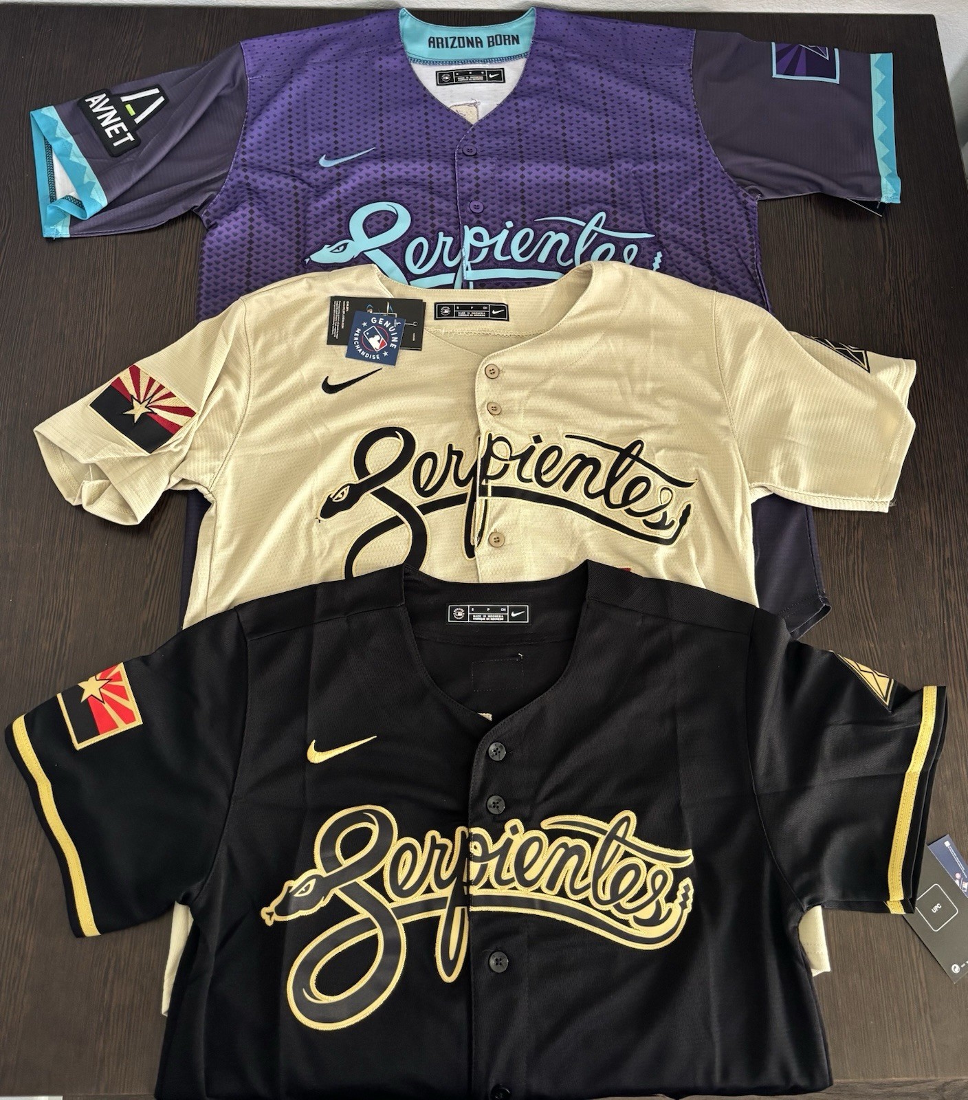 SALE New Serpientes Corbin Carroll Arizona Diamondbacks Jerseys! Ship Same Day!