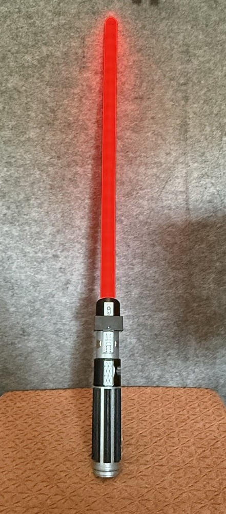 Star Wars Darth Vader Lightsaber Toy Red Extendable Electronic