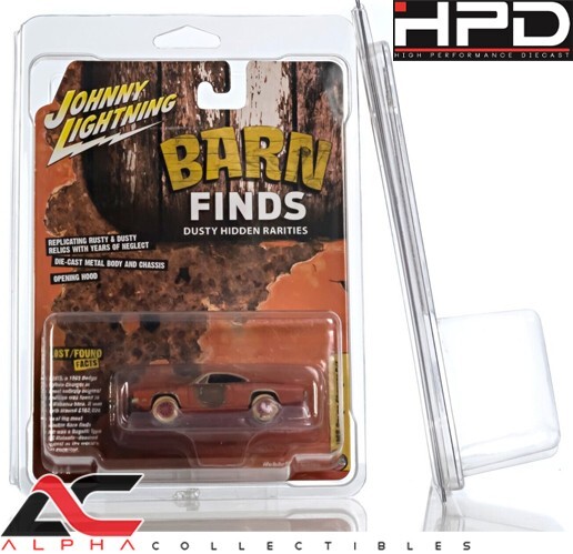 QTY 5 - HPD PROTECTOR CASE (JOHNNY LIGHTNING / AUTOWORLD) .8MM HEAVY DUTY