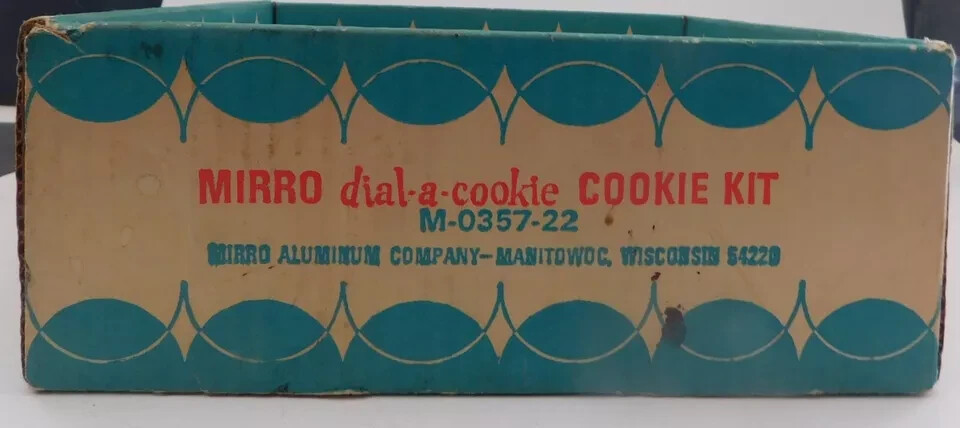 Mirro Dial A Cookie Kit Vintage Kitchen Press