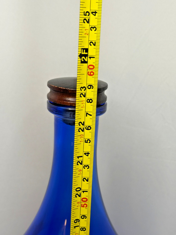 MILAGRO SILVER TEQUILA EMPTY 4L DUMMY DISPLAY BOTTLE 23" TALL