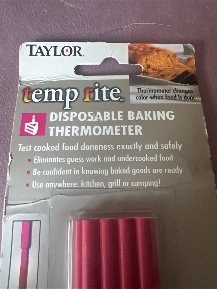 Vintage Taylor Temp Rite Disposable Baking Thermometer