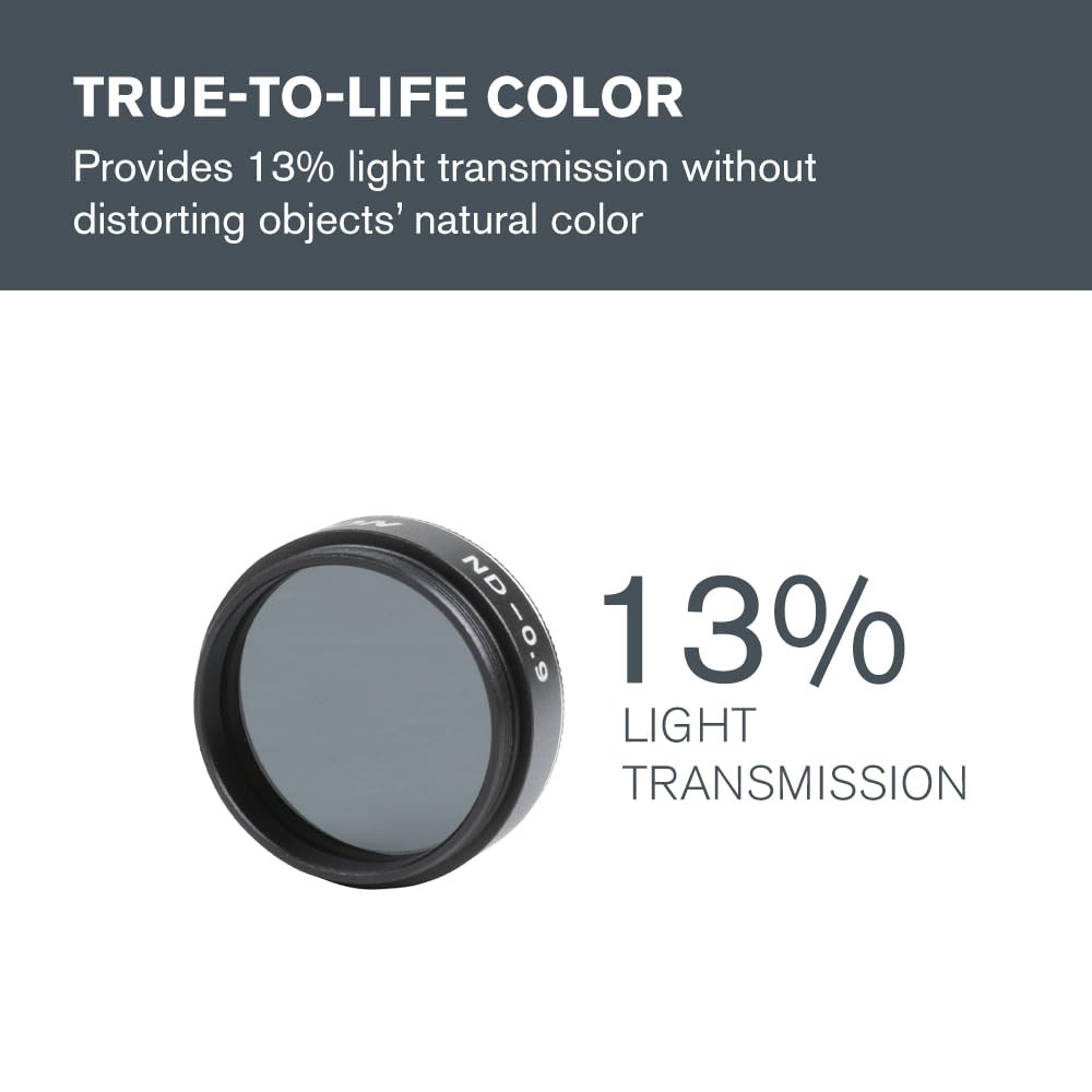 Neutral Density Moon Filter Compatible With 1.25 Eyepieces Lunar Venus