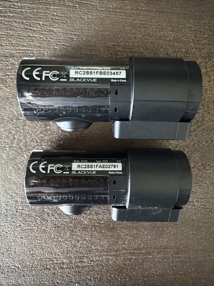 Blackvue RC200 Dash Camera Pair MINT! Cameras only