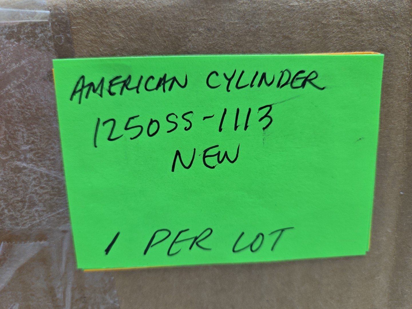 American Cylinder 1250SS-1113 Pneumatic Air Cylinder 1-1/4" Bore 1-1/2" Stroke
