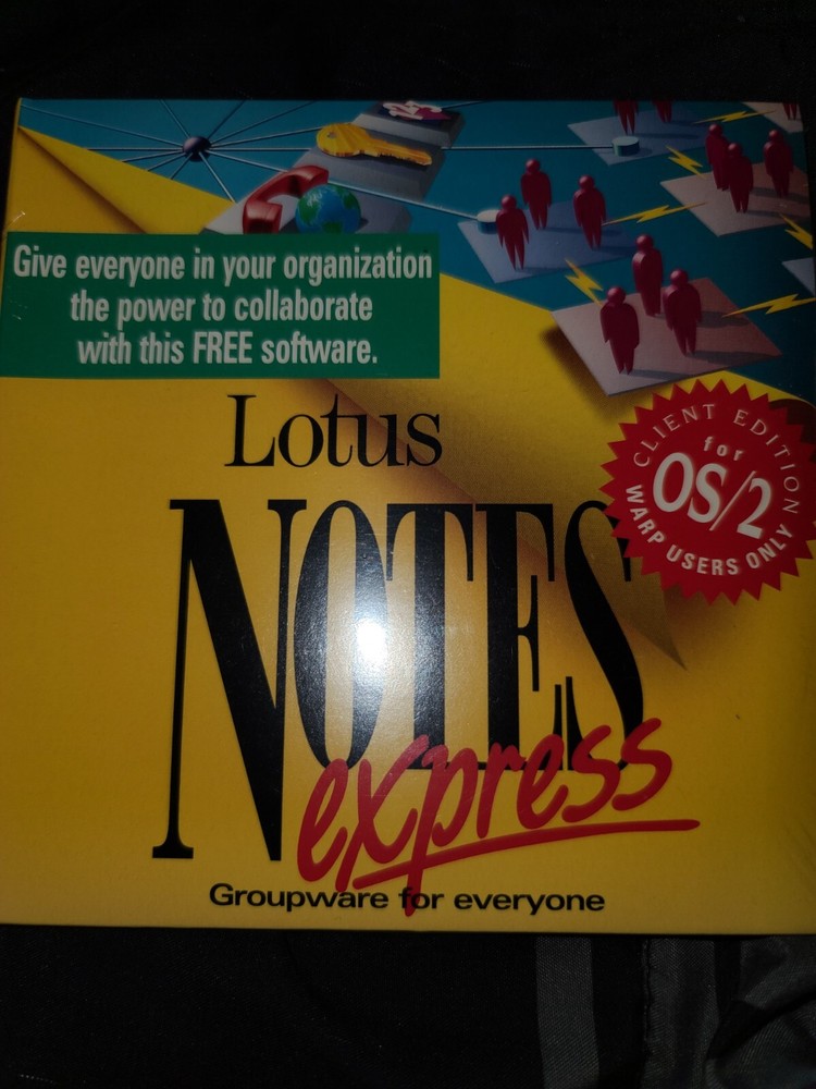 LOTUS NOTES EXPRESS GROUP SOFTWARE / UNOPENED SEALED BRAND NEW
