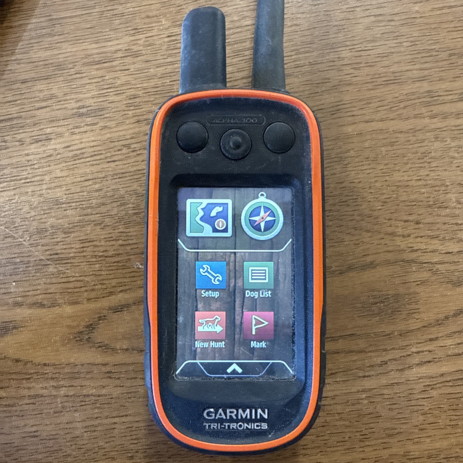 Garmin Alpha 100 with 3 Tt15 Dog GPS Collars Bundle;Working Condition