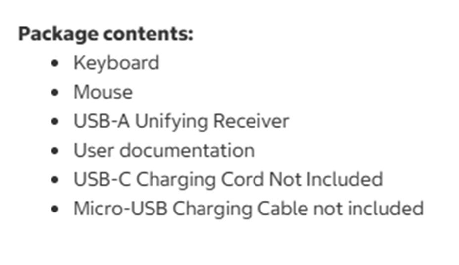 Logitech MX Keyboard+Mouse Combo Rechargeable Multi-Device Windows Mac, NEW