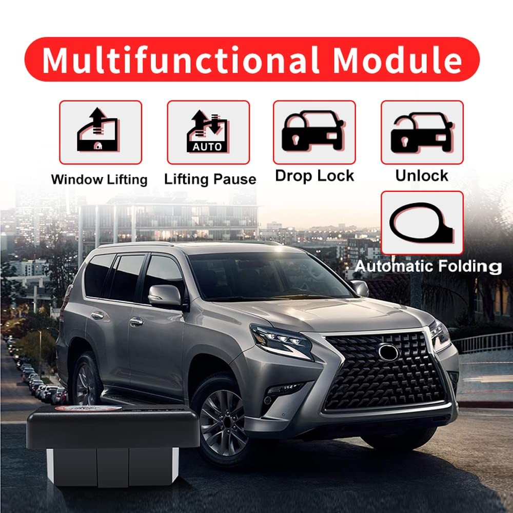 Remote Auto Window Open Closer + Door Speed Lock Kit + Side 2020-2023