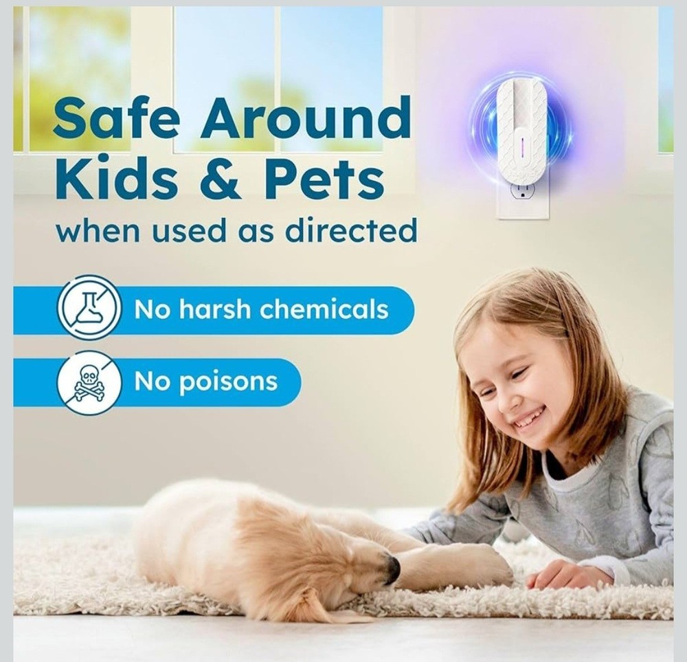 BugMD No Fly Zone Refillable UV Bug Zapper, Mosquito Zapper, Flying Insect Trap