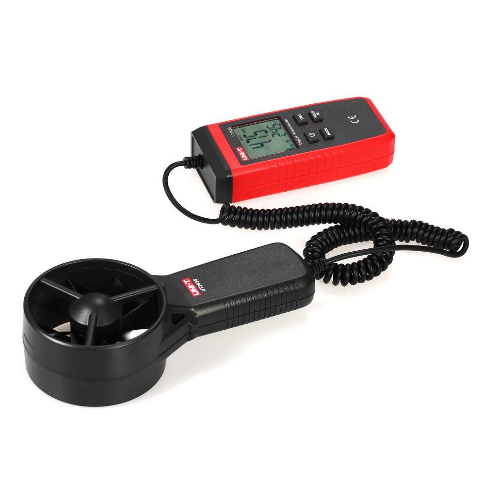 2- UT363S Mini LCD Digital Anemometer Handheld Wind Speed Meter Air