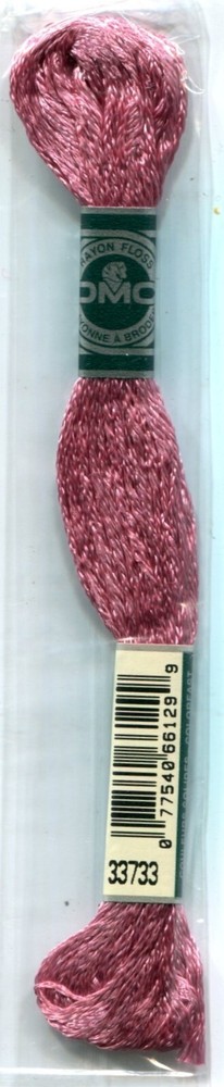 DMC Satin Floss (rayon), cross stitch #S3733 - Rose