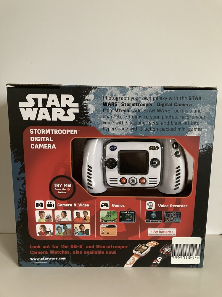 VTech Star Wars Stormtrooper Digital Camera Brand New & Boxed