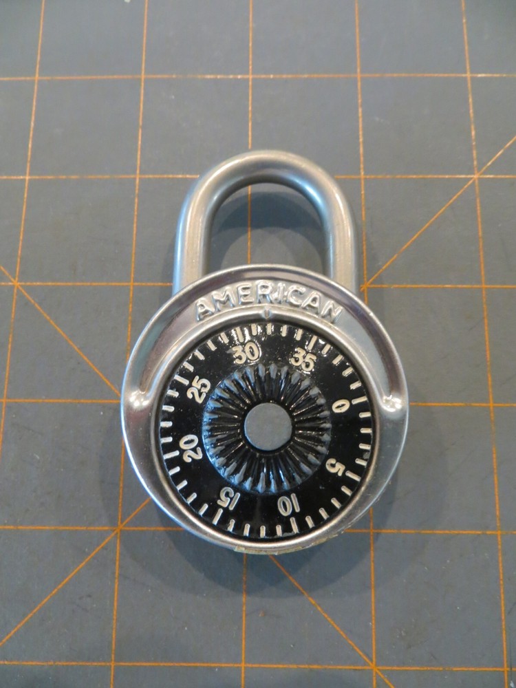 American Combination Padlock