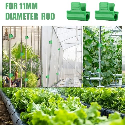 40Pcs Greenhouse Clamps Plastic Film Hoop Clips for Row Cover