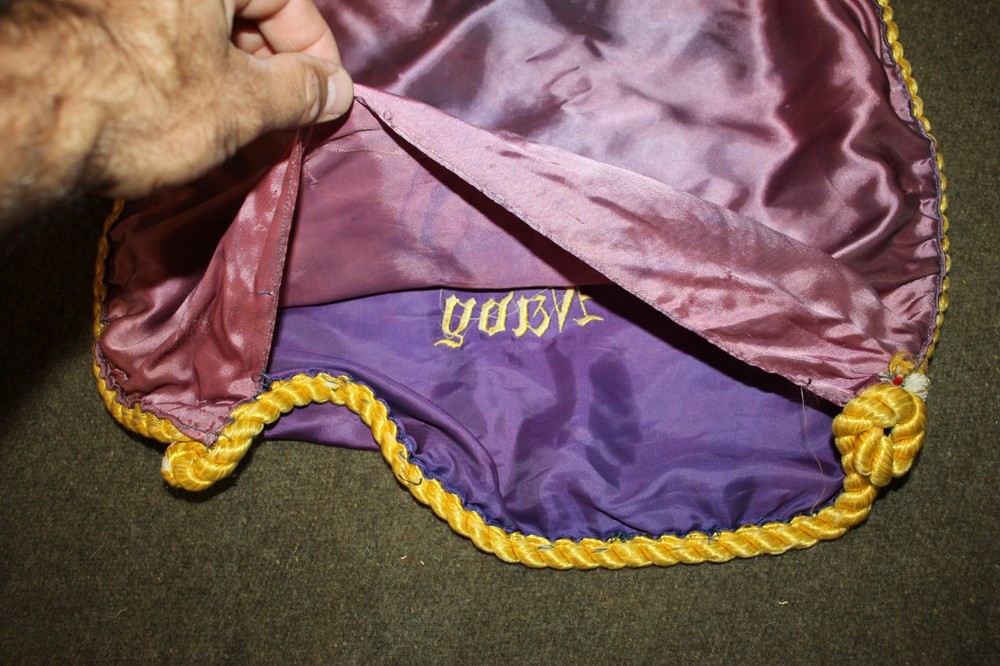 Original WW2 U.S. Navy "USN" Silk Pillow Cover