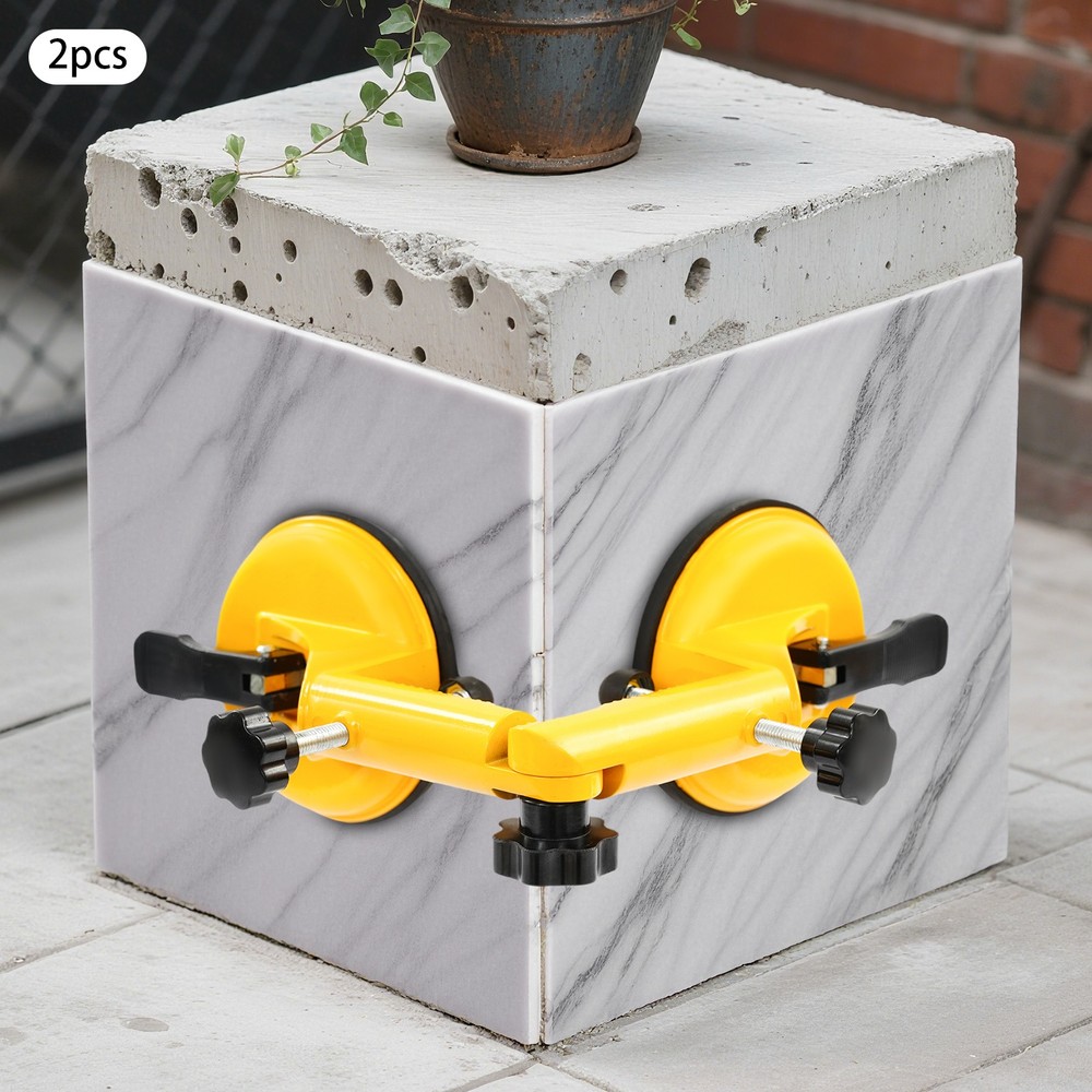 2PCS Adjustable Granite Seam Setter with Powerful Suction Cups, 90-270°