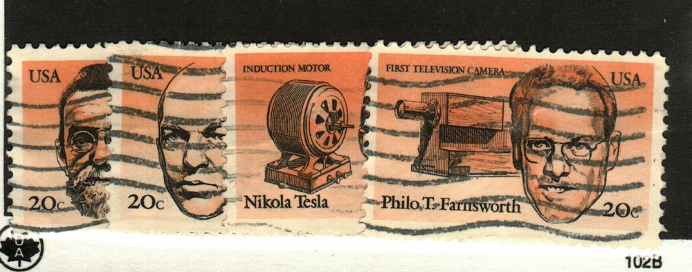 US #2055-8 used Inventors set