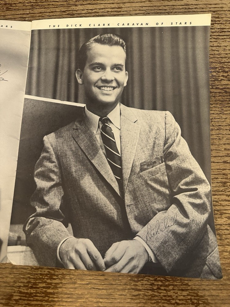 DICK CLARK CARAVAN OF STARS PROGRAM 1960'S PAUL ANKA CHUBBY CHECKER JIVE FIVE