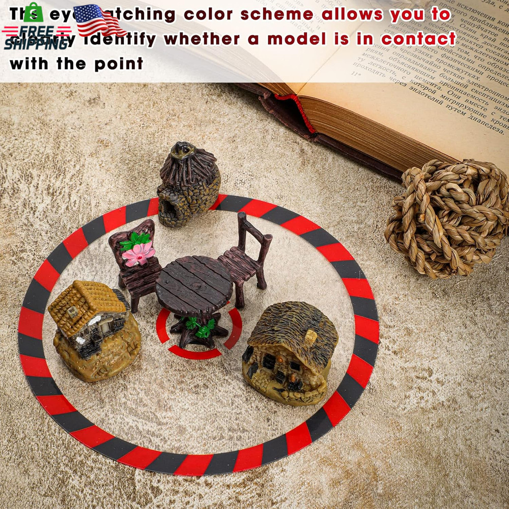 Libima 6 Pcs Objective Point Markers round PVC Objective Marker Gaming Accessory