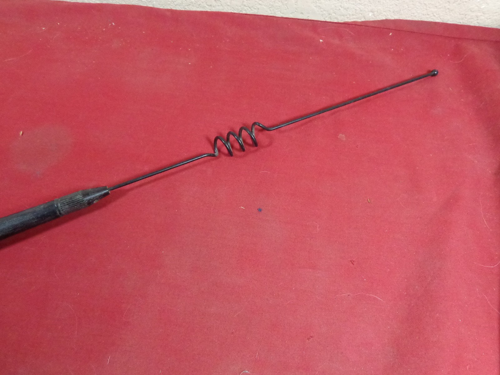 Motorola Kenwood VHF Low Band Antenna Specialist Spring mount adjustable Antenna