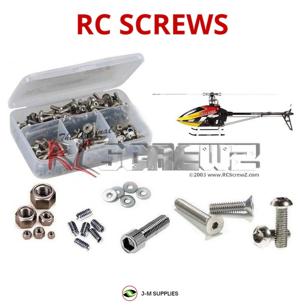 RCScrewZ Stainless Screw Kit alg026 for Align 550e V2 | SET