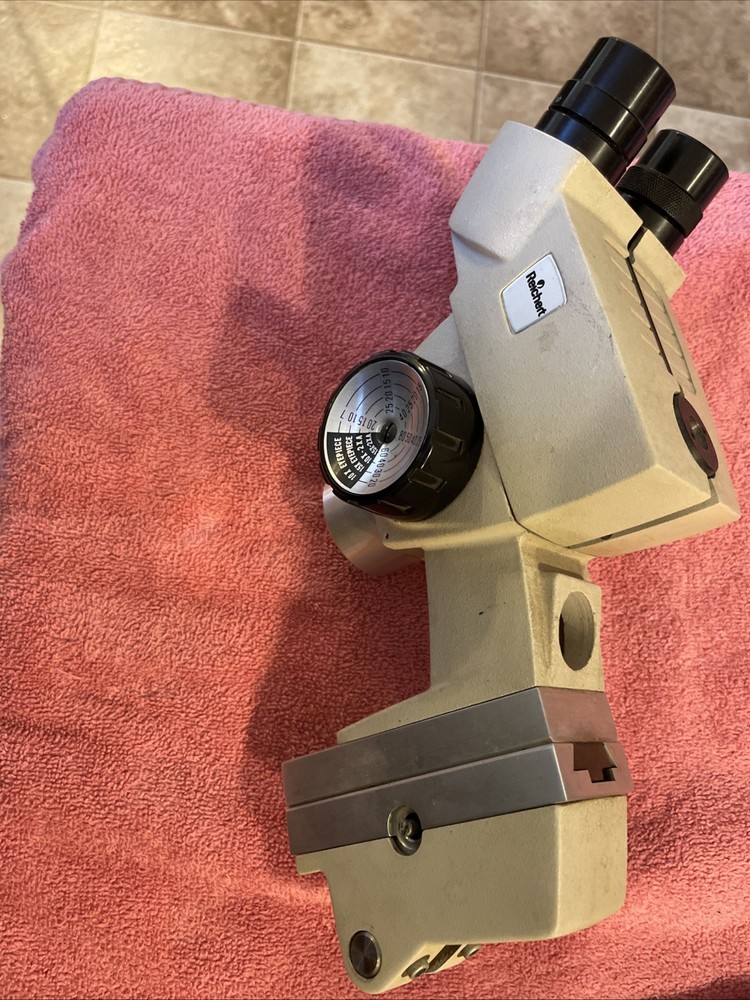 MICROSCOPE PART REICHERT AUSTRIA HEAD + EYEPIECES OPTICS