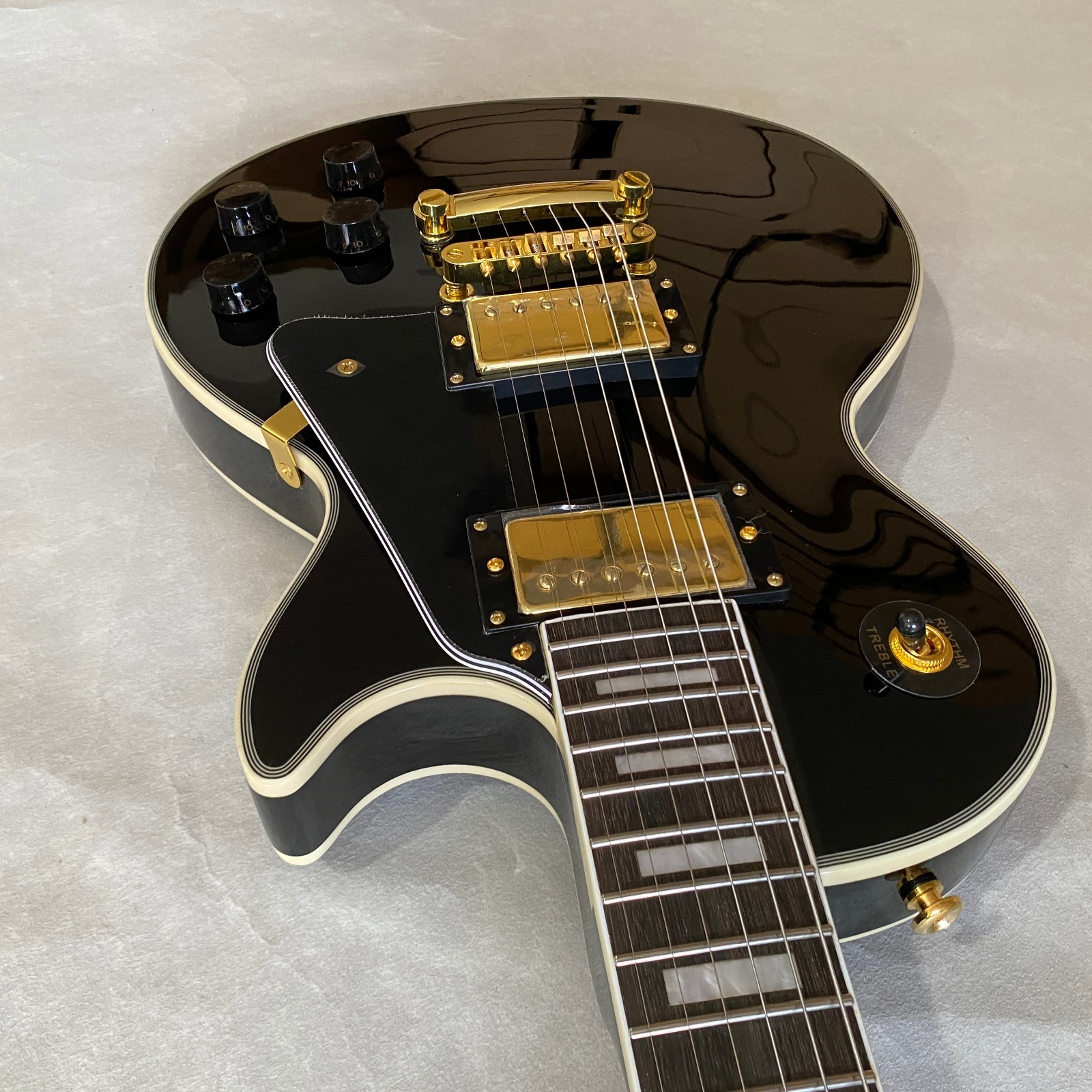 Les Paul Custom Black Beauty electric guitar solid mahogany body Real Photo