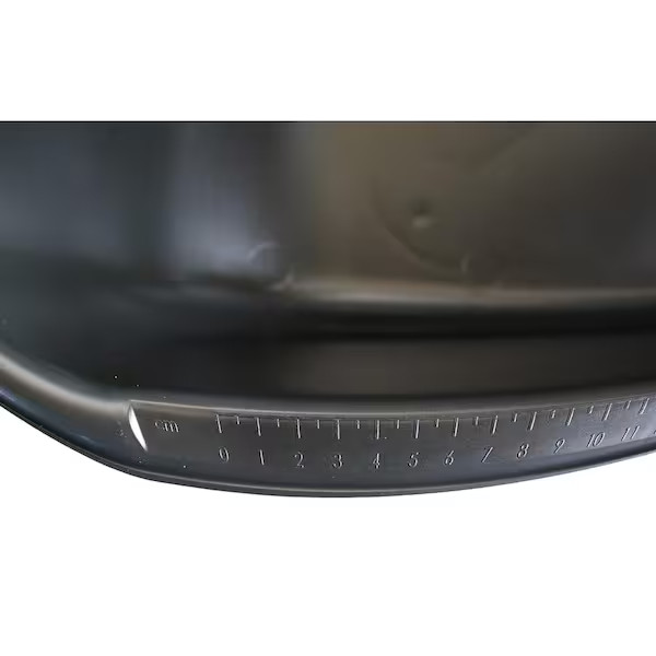 Concrete Mixing Tub Large Plastic Black 36x24x8 Wash Utility Bin 20 Gallon Pan