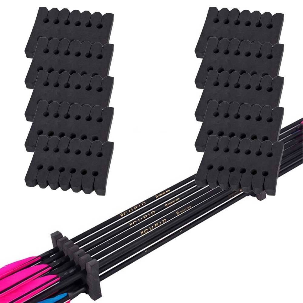 Efficient Arrow Storage Solution 10 Pack Quiver with EVA Foam Arrow for