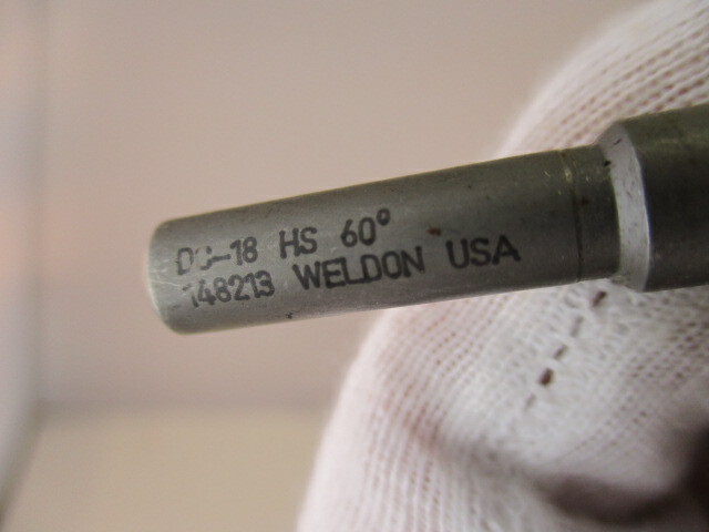 WELDON Countersink # DC-18 x 60° Degree Deburring Tool Chamfer, EC, LN