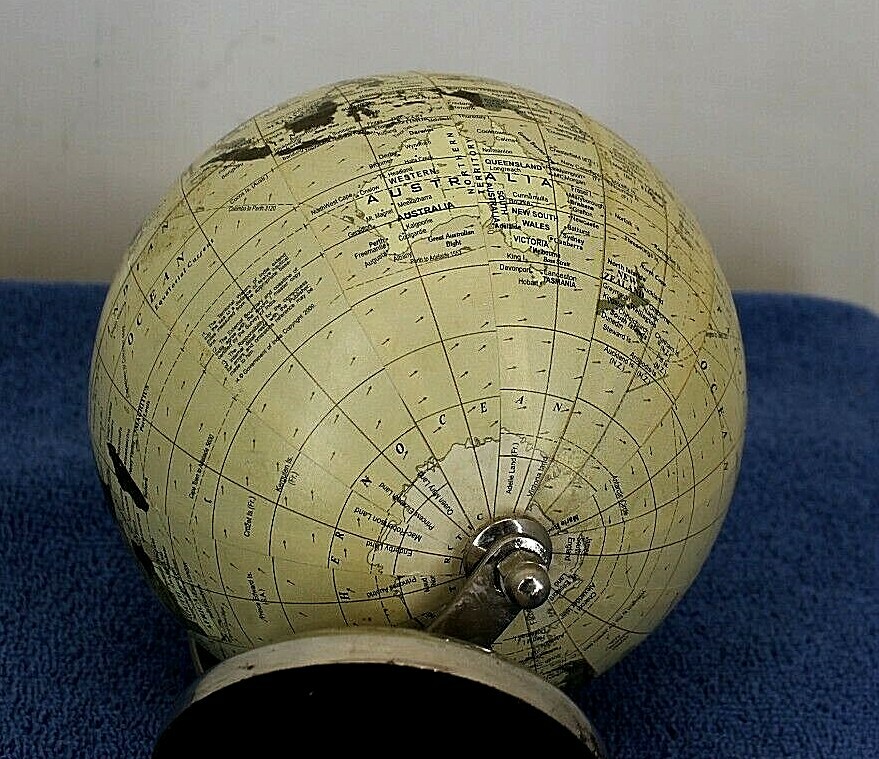 MODERN DESK TOP GLOBE 7" TALL GREAT GIFT IDEA