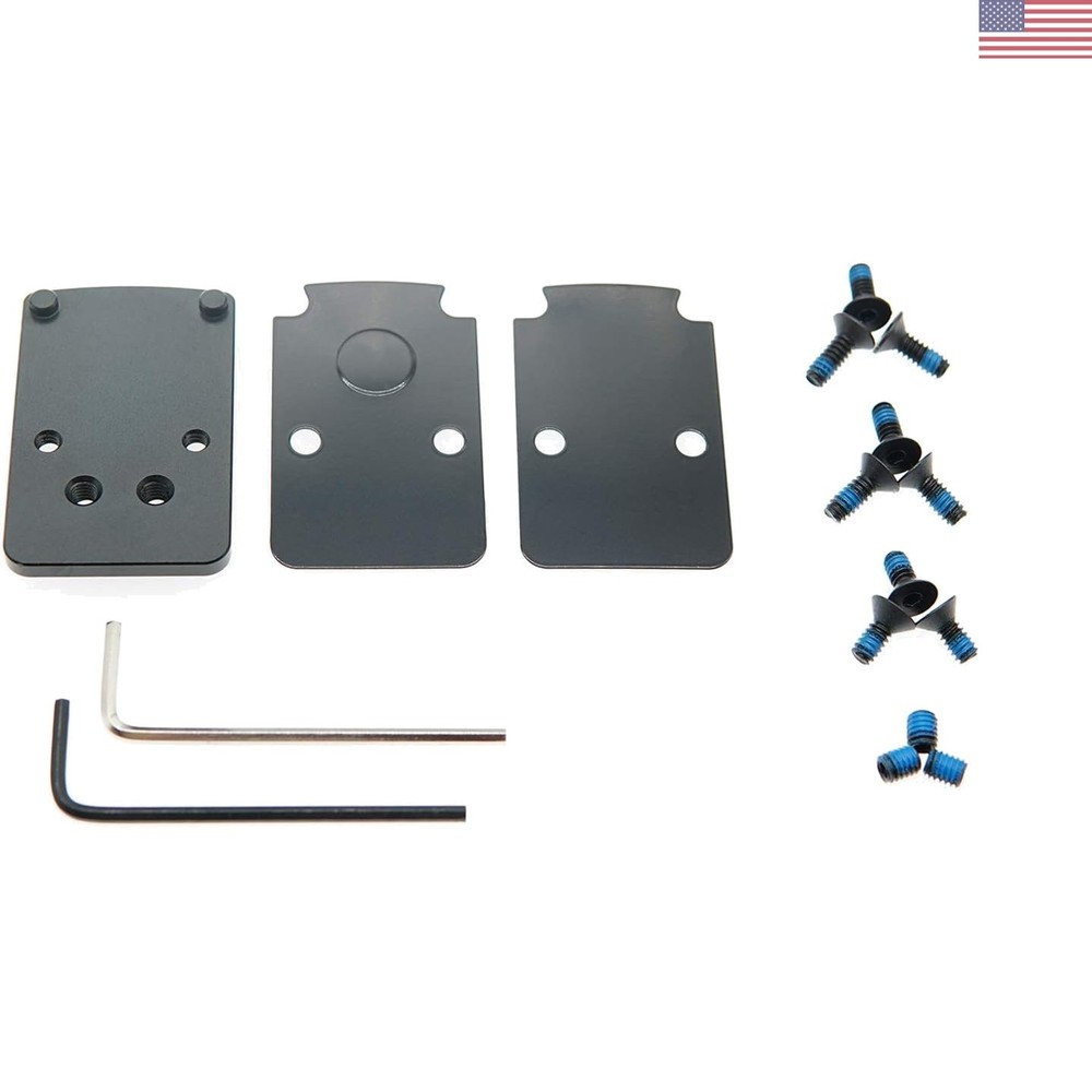 Precision CNC Machined Red Dot Plate for Springfield XD – Lightweight & Durable