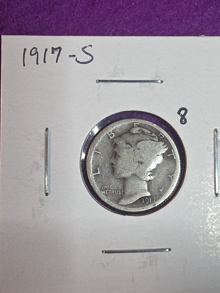 1917S Mercury Dime