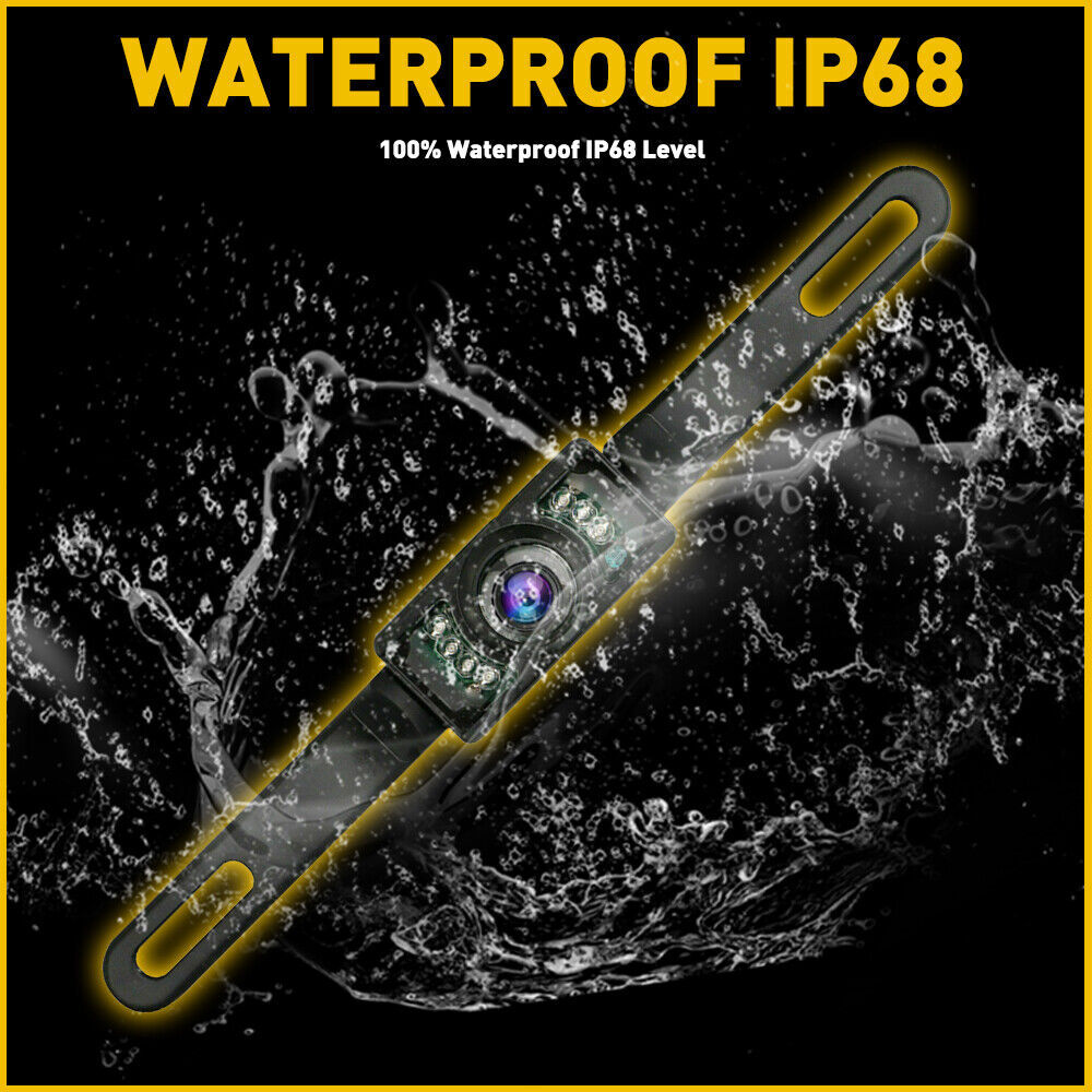 CMOS Car Rear View Backup Parking Reverse Camera Back HD Vision Waterproof 7 LED