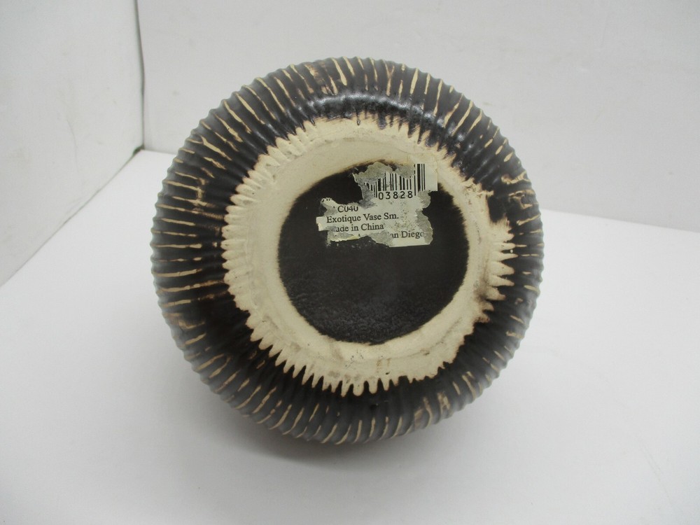 Modern Black and Brown Vase