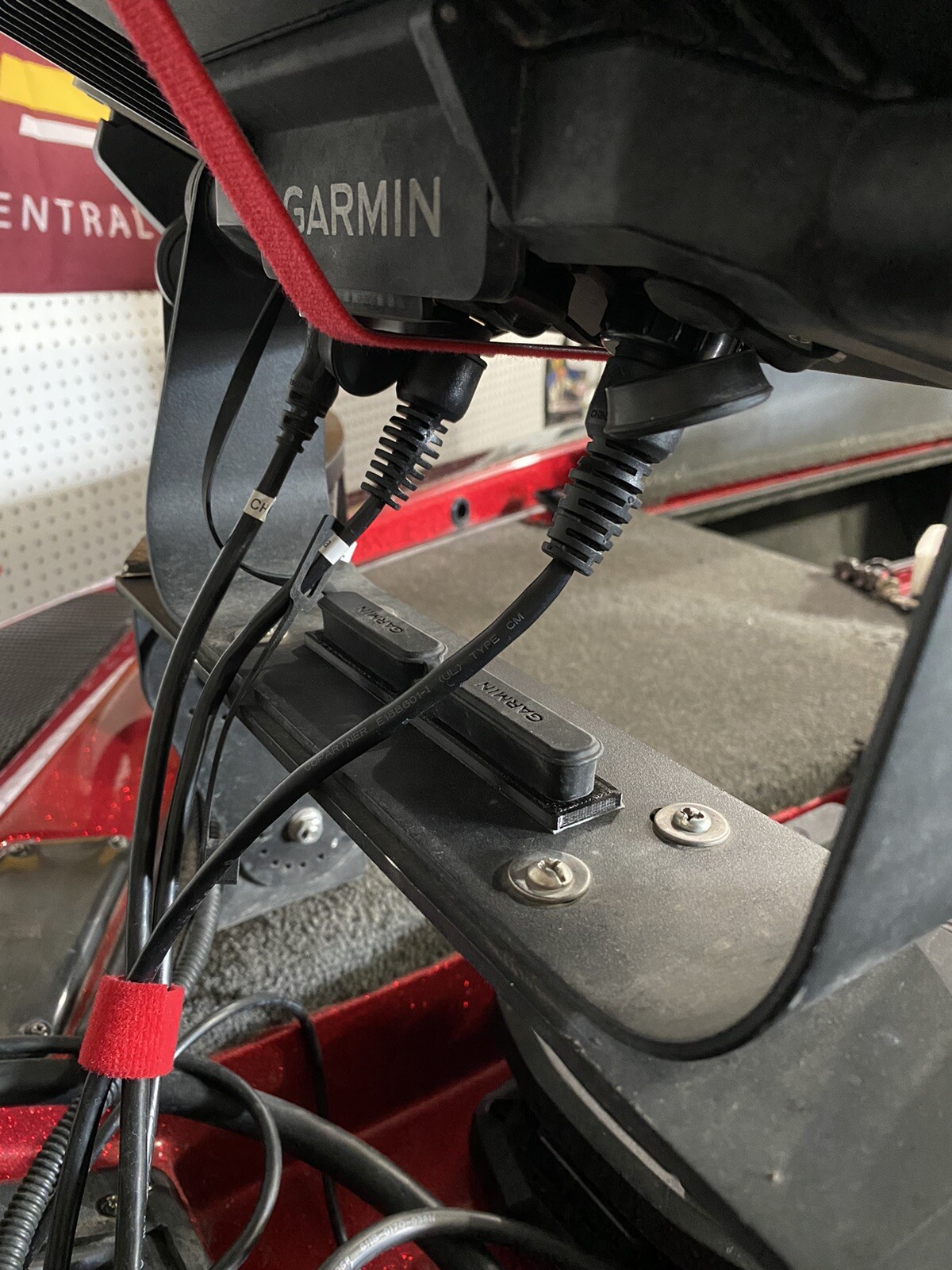 Port Cover Rack - Garmin 106sv and 126sv Echomap Organizer