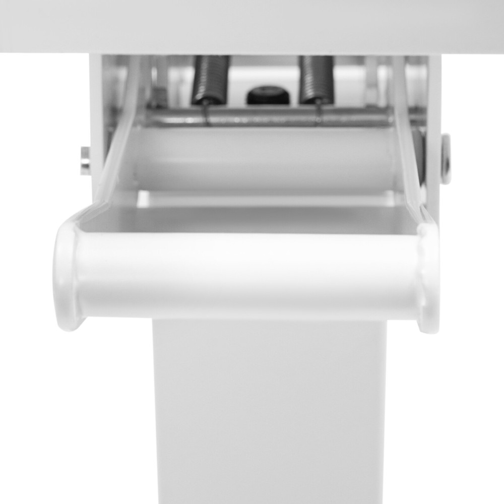 Adjustable 10??-30?? Rolling Podium Desk Standing Lifting Computer  Desk White