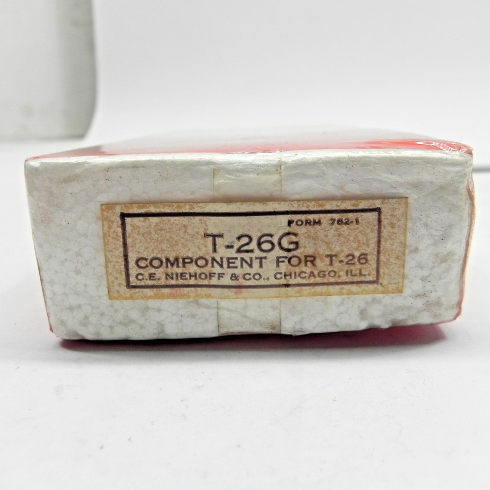 NIEHOFF T-26G COMPRESSION TESTER ADAPTER COMPONENT FOR T-26 COMPRESSION TESTER