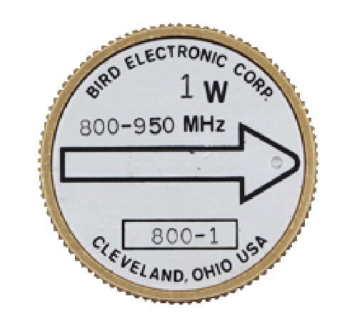 Bird 43 Wattmeter Element # 5D