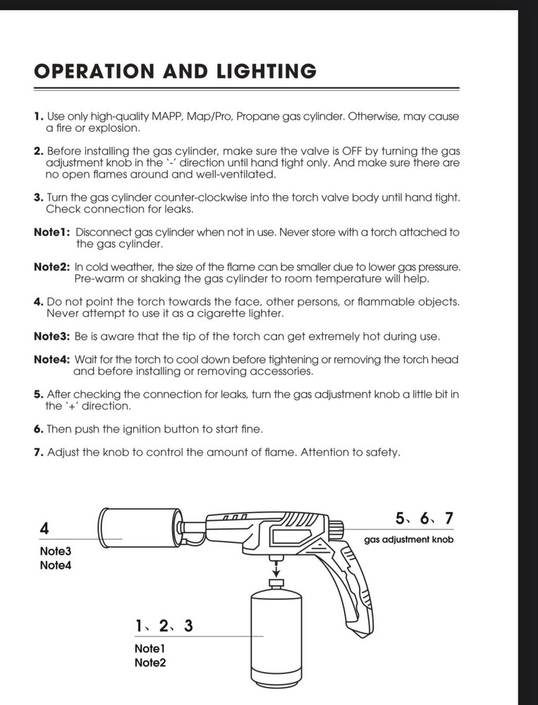 Bluu Cooking Propane Torch Pro