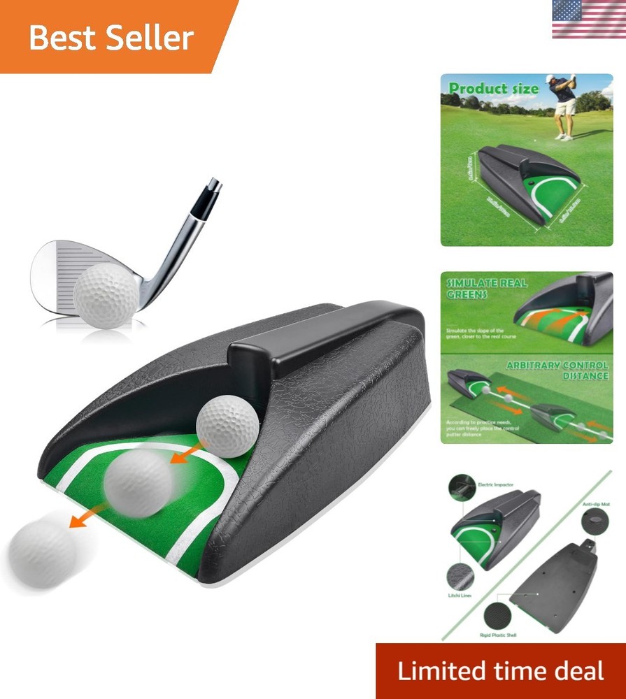 Automatic Putting Machine - Auto Returning Golf Cup Training Aid for Indoor/O...