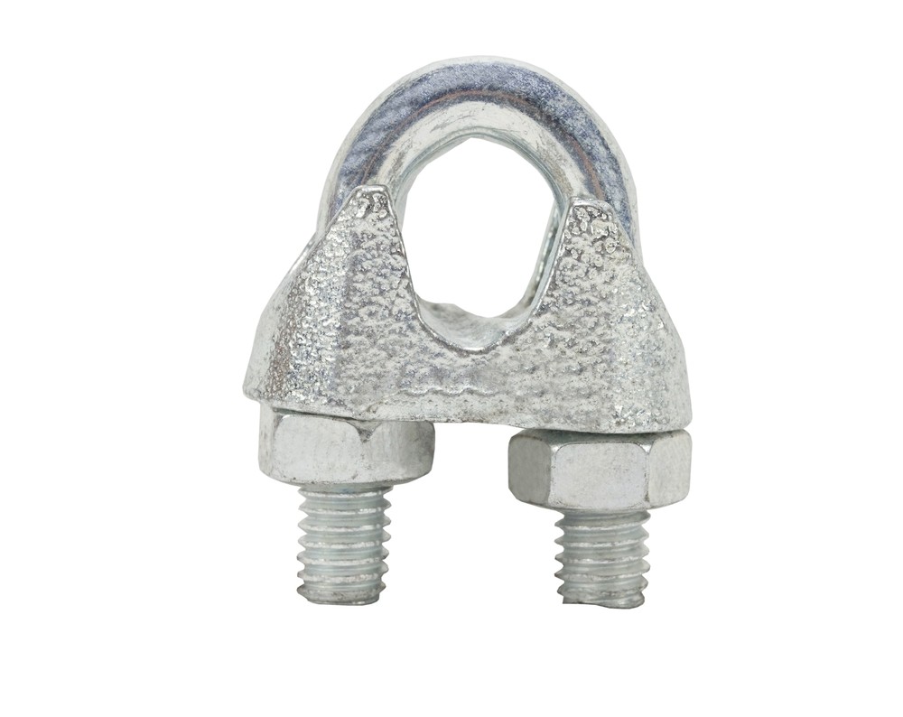 3/4" Galvanized Malleable Wire Rope Clips (10-Pack)