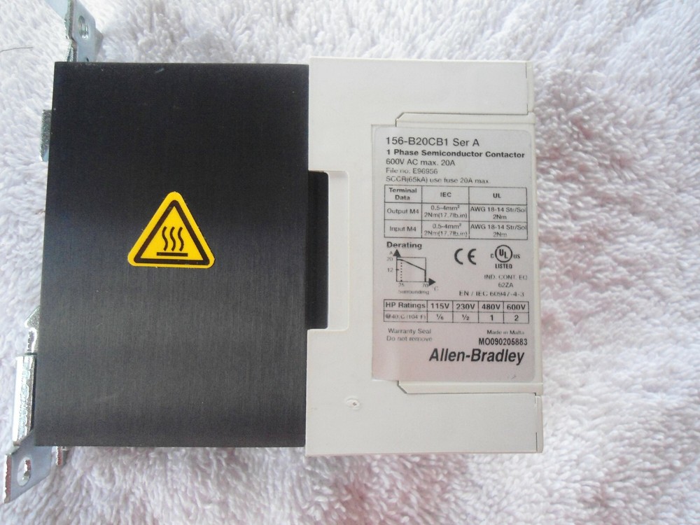 Allen Bradley Semiconductor Contactor 156-B20CB1