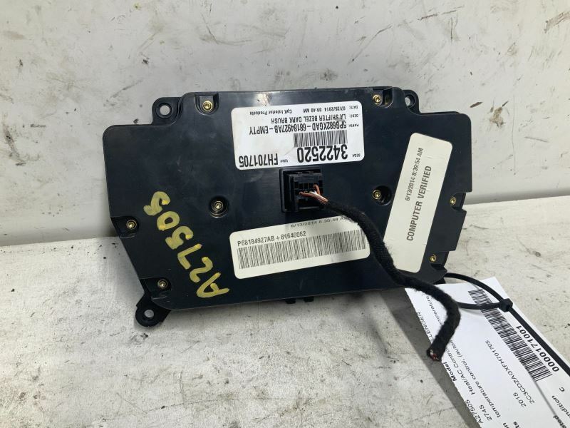 Temperature Control Temperature Control Fits 15-16 CHALLENGER 897604