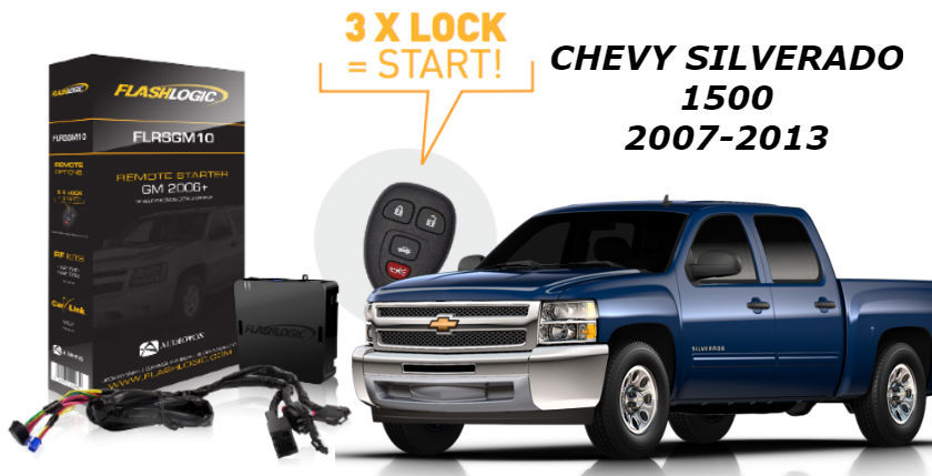 Flashlogic Remote Start for Chevy Silverado 1500  2011 Plug N Play T Harness